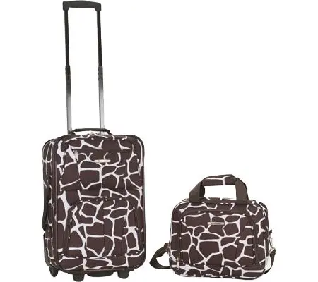 Fashion Softside Upright 2 Piece Luggage Set F102