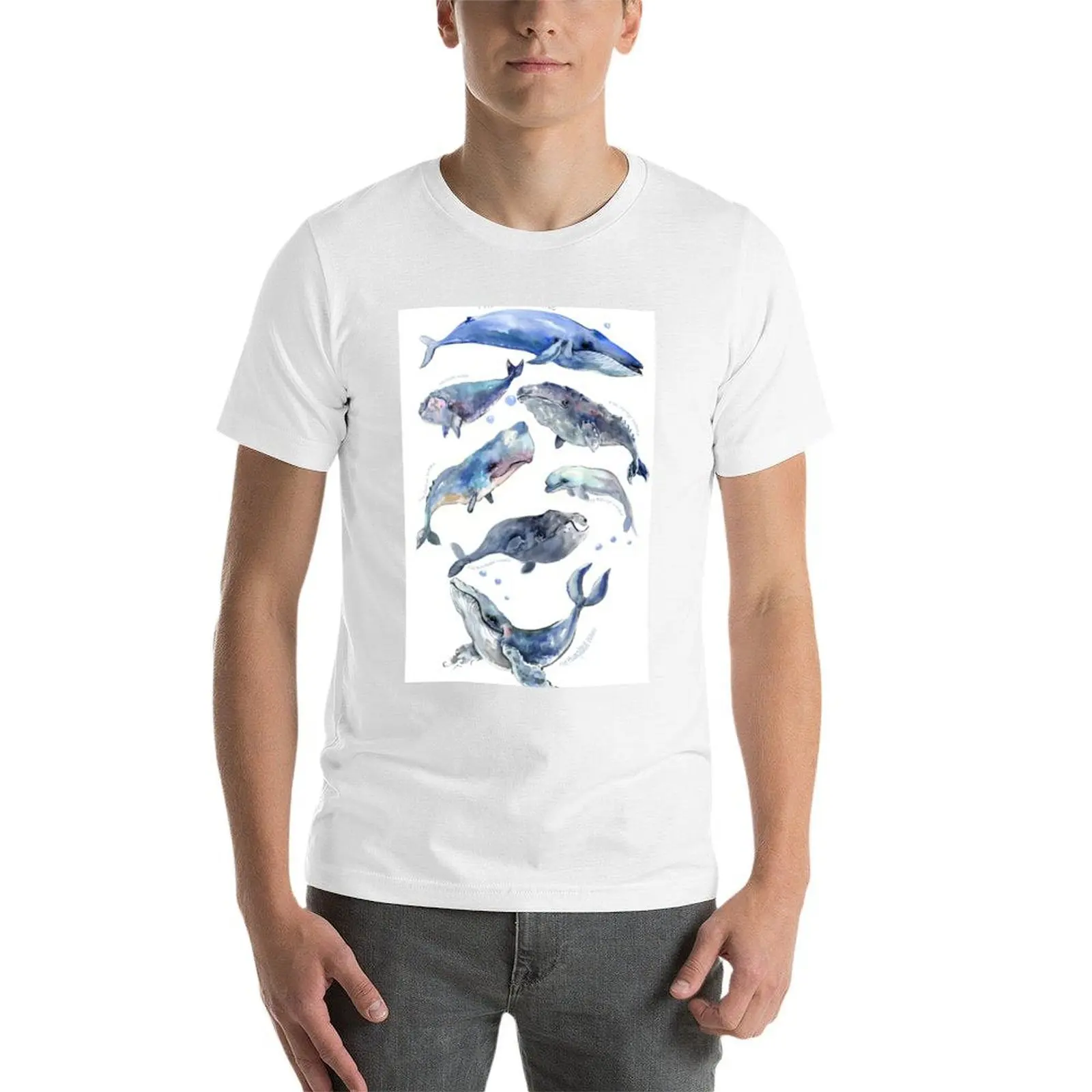 Фото Футболка Whale ?ollection с ретро-графическим принтом №3