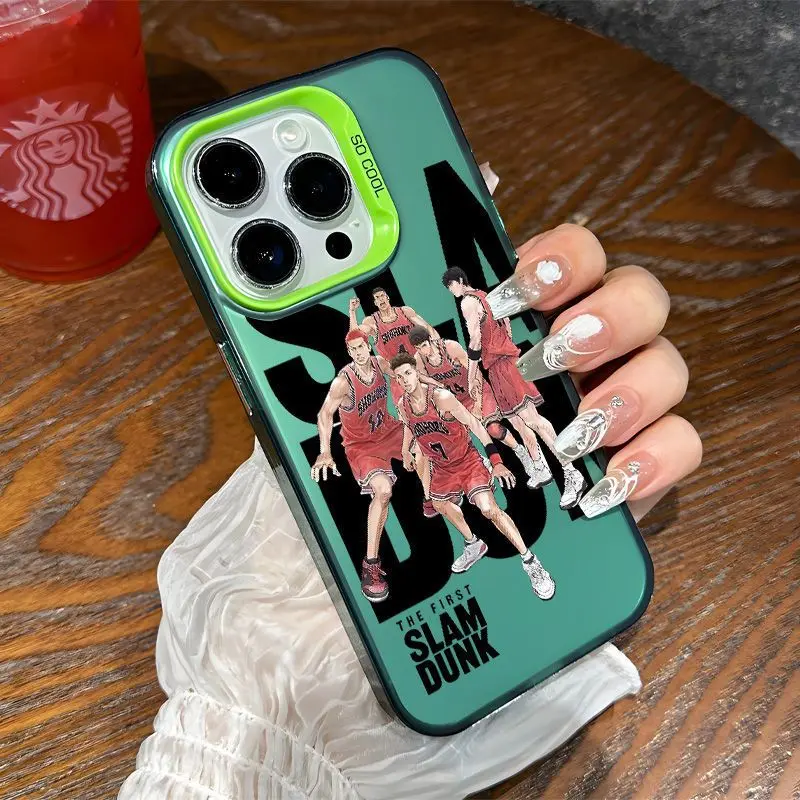 Чехол для телефона Slam Dunk Cartoon Basketball Huawei P30 P40 Mate 30 40 Pro Nova 7 Honor 50 с линзами Creative Border Matte