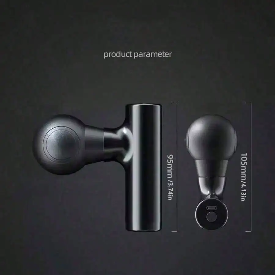 1 Шт. Ультракомпактный Элегантный Дизайн Ручной Ударный Массажный Пистолет Для