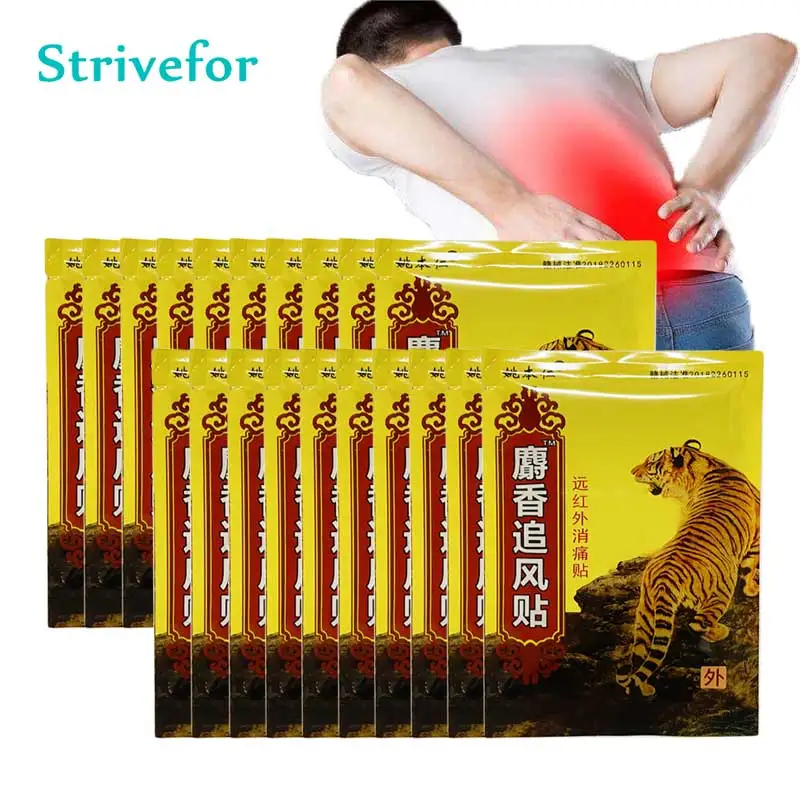 

160pcs Tiger Balm Pain Relief Patch Arthritis Joint Aches Painkiller Medical Plaster Back Knee Muscle Sprain Stickers AT0068