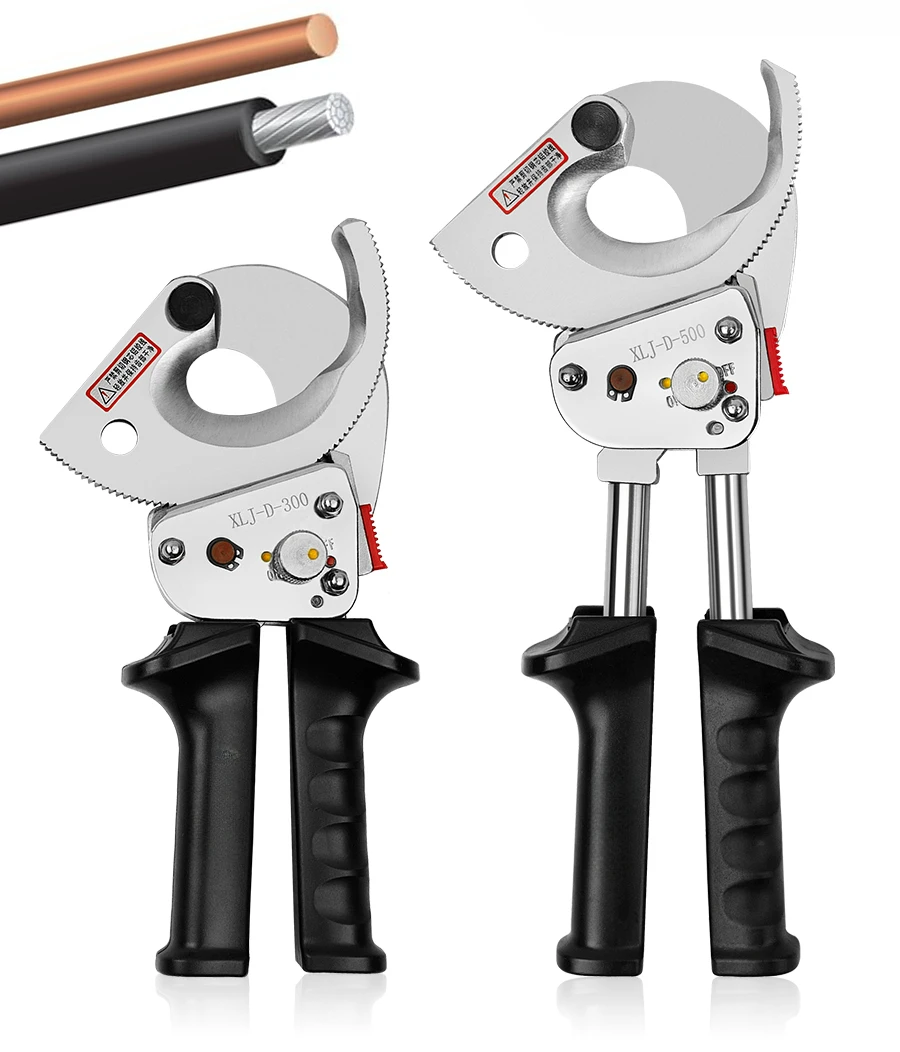 Резак для кабеля с храповым механизмом стальные лезвия круглой секцией