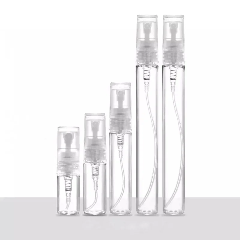 2 мл 3 5 10 портативные мини-косметические образцы стеклянные бутылки Пустые