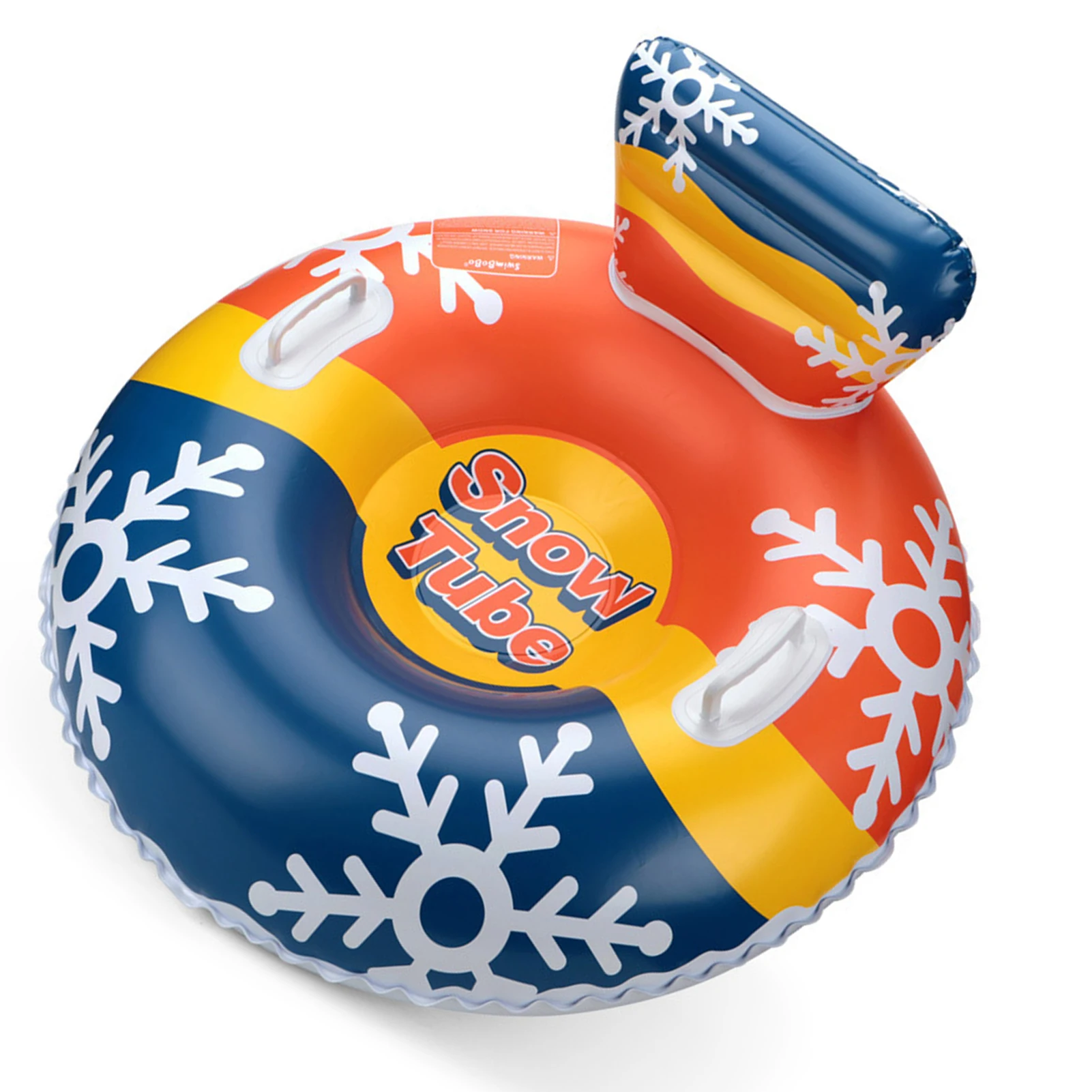 

Snow Supplies Drag Ring Inflatable Sled Toboggan Skis for Winter Outdoor Play Use