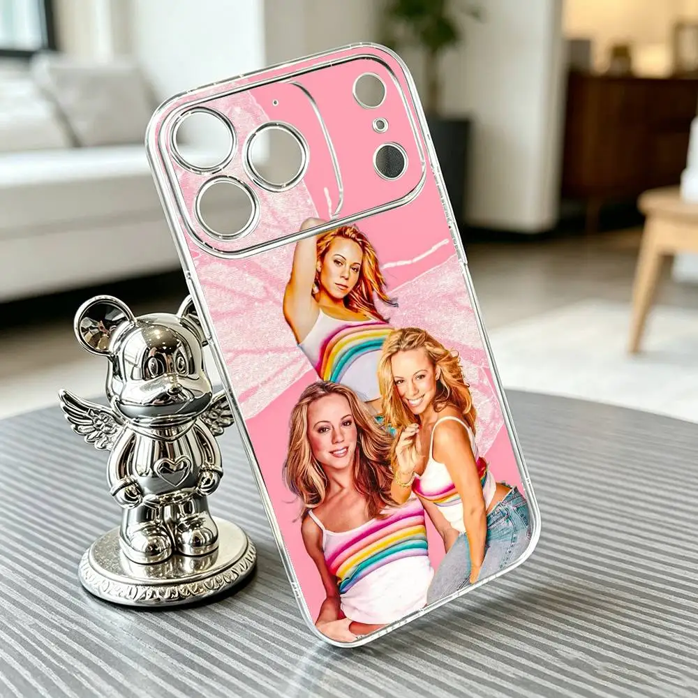 Фото Чехол для телефона M-Mariah C-Carey Singer, прозрачный силиконовый мягкий чехол для iPhone 17 16 15 14 13 12 11 Mini Pro Max Plus №3