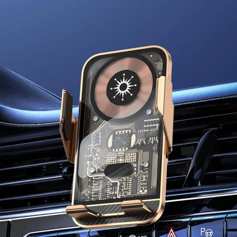 

Magnetic Car Phone Holder Wireless Charger For Apple IPhone 14 13 12 11 Pro Max Wireless Charging Phone Holder Charger