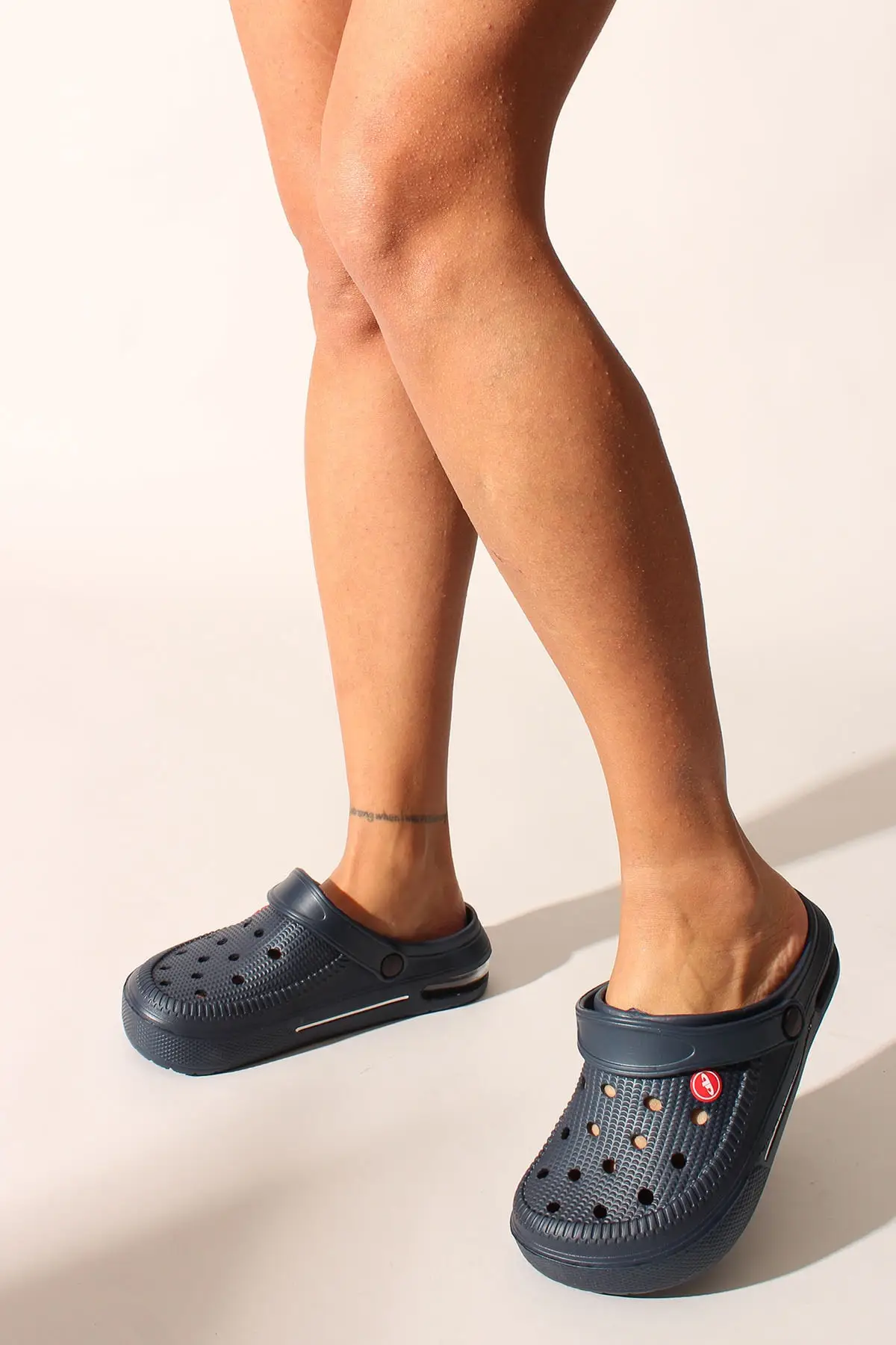 

Navy Unisex crocs slippers
