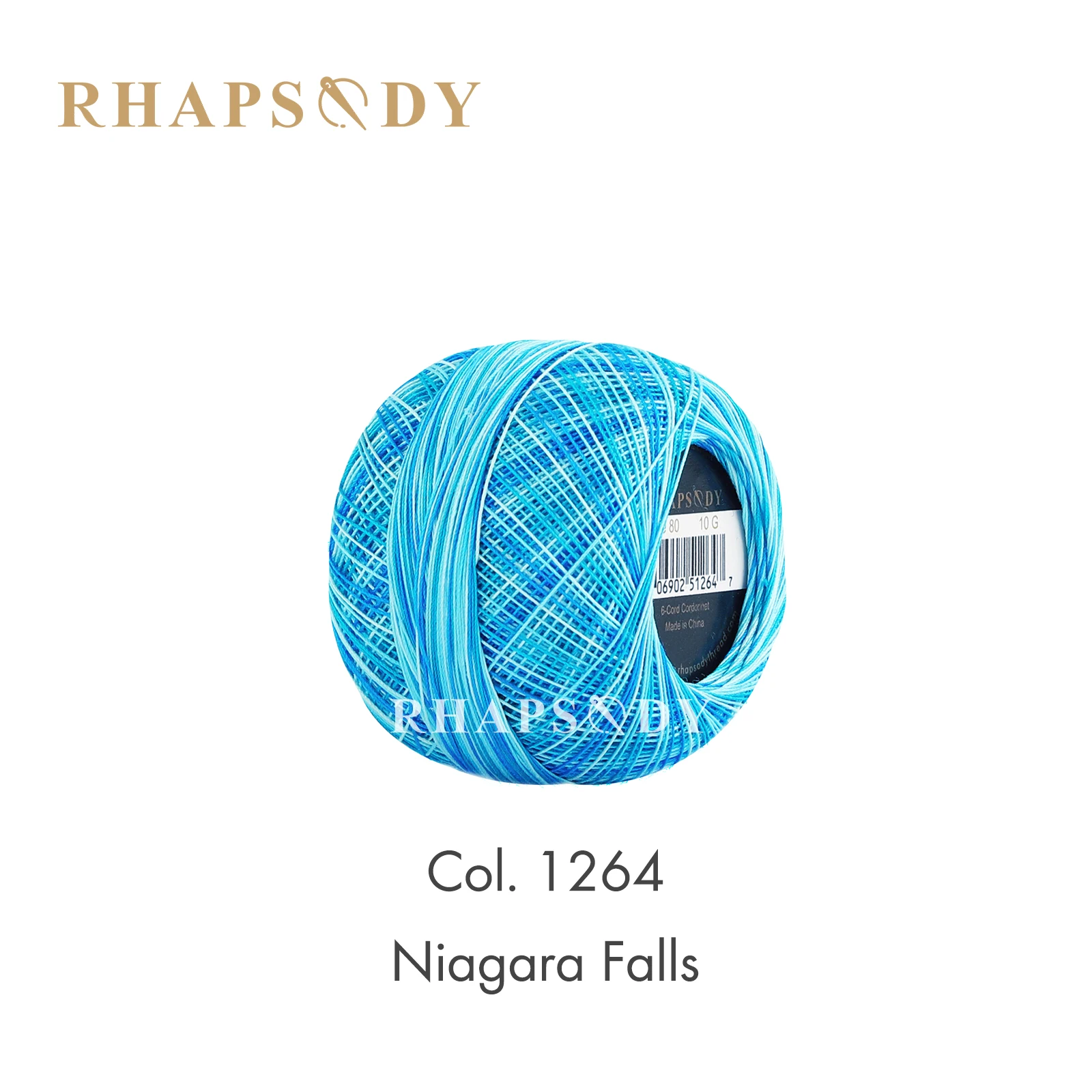 Rhapsody вязание крючком из египетского хлопка размер 80 10 грамм 184 ярдов весенний