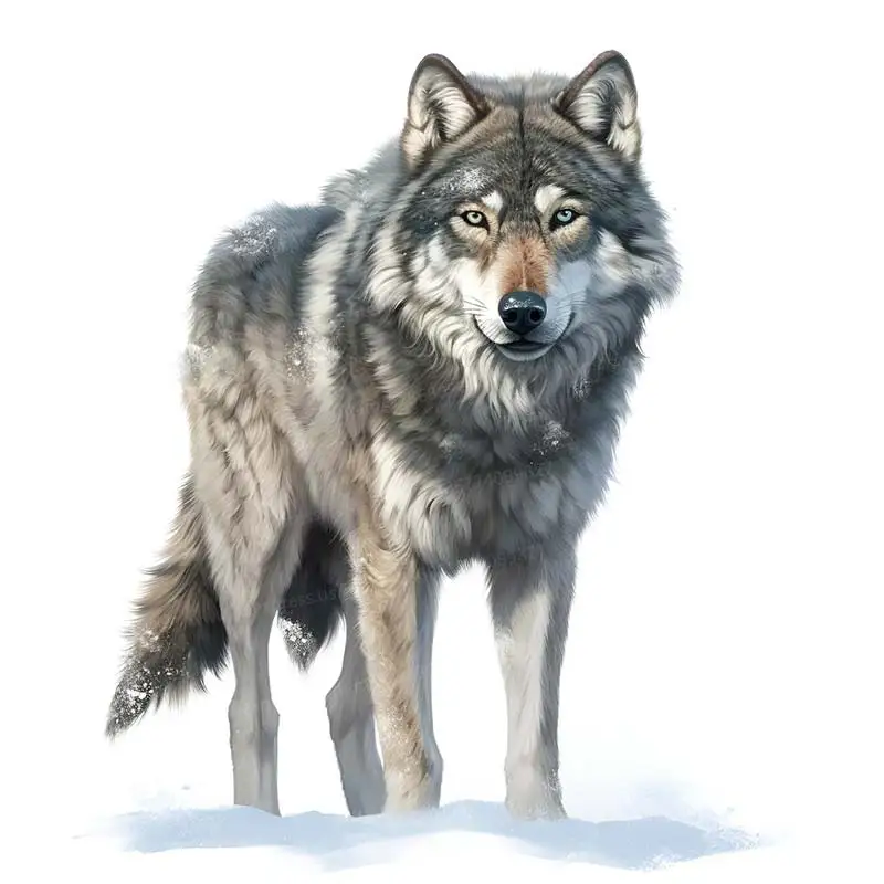 

Настенные наклейки "Свирепый волк", ПВХ