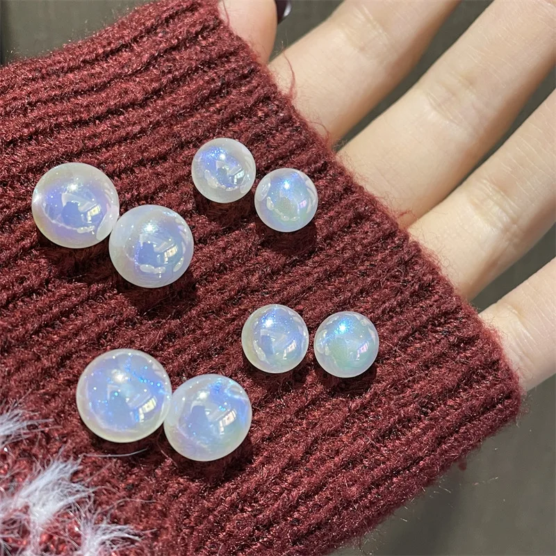 

Classic Stud Earrings For Women 2022 New Simple Fashion Designers Bright Bubble Pearl Earings Jewelry Wholesale