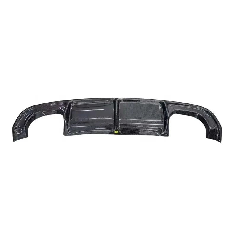 Фото Для BMW X5M X6M F85 F86 2015-2018: задний диффузор/накладка на бампер в стиле RKP из карбона №2