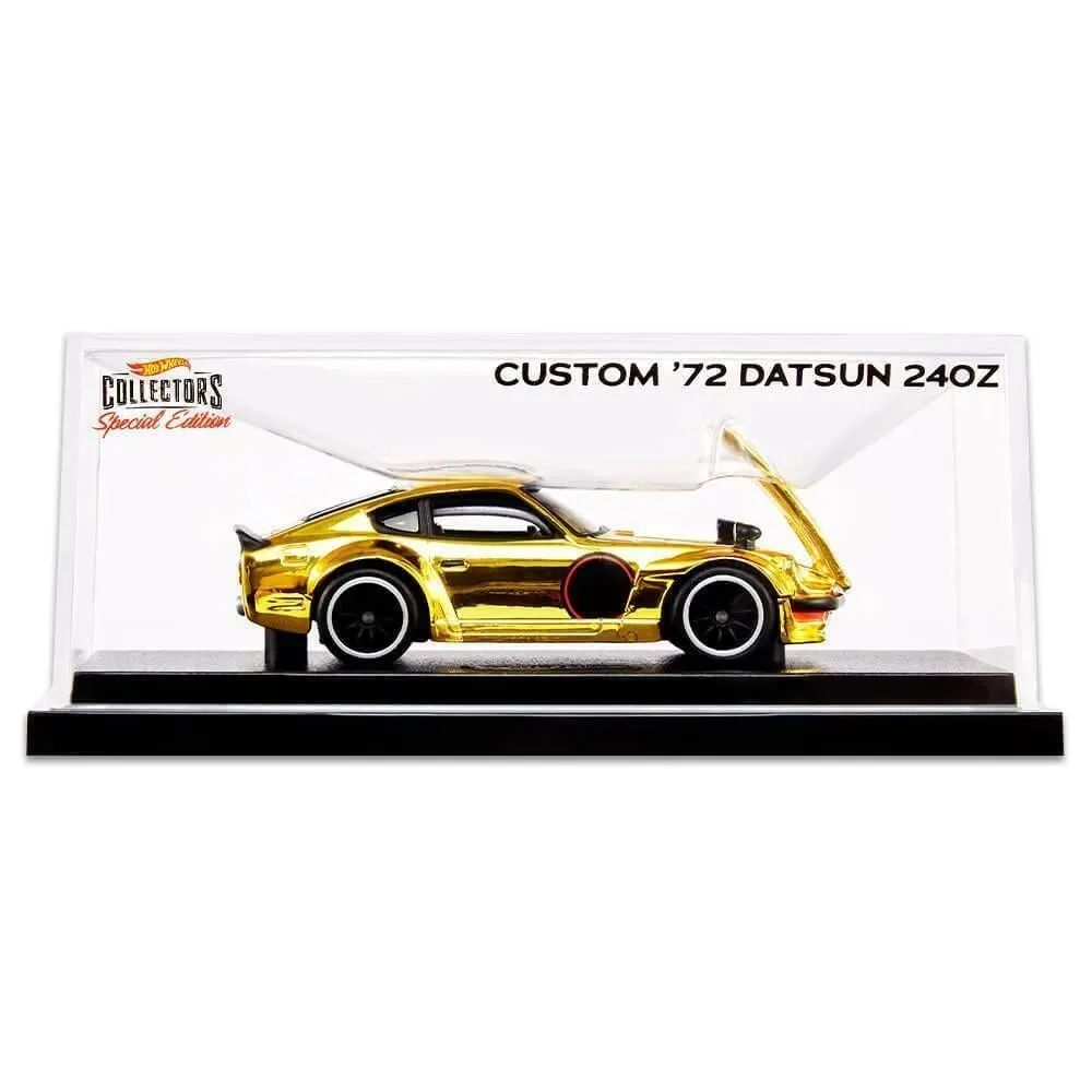 

Hot Wheels RLC 1:64 Nissan 240z 72 Datsun Gold JDM Limited Edition Metal Static Car Model Toy Gift
