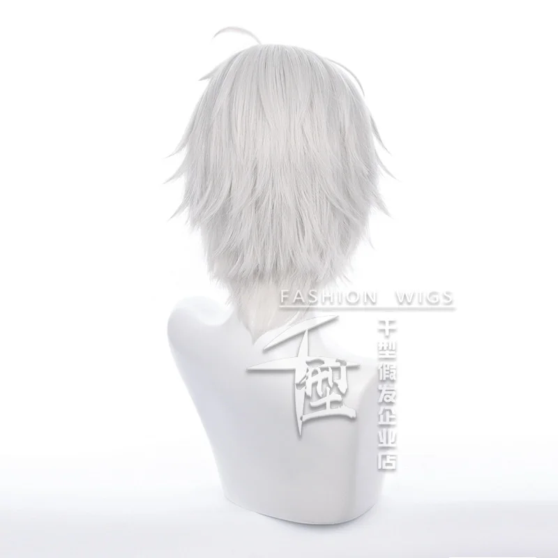 Аниме vTuber геймеры косплей парик серебристо-серый Хэллоуин геймерские парики