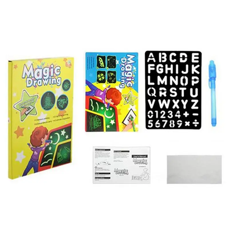 

Magic Board Writing Pads For Kids Children's Doodle Board Enables Painting Cultivates Art Gift Growth Parent-Child Interaction