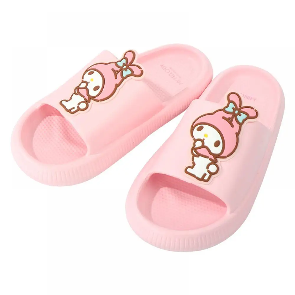 

Sanrioed Cinnamoroll Kawaii Anime Ladies Bathroom Slip Slipper My Melody Cute Girl Heart Home Sandals Purin Dog Gifts for Girls
