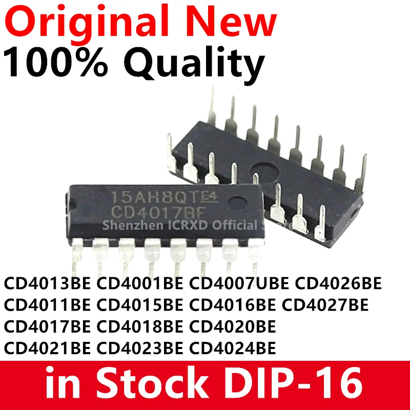10 шт. CD4013BE CD4013 DIP CD4001BE CD4007BE CD4011BE CD4015BE CD4016BE CD4017BE CD4018BE CD4020BE CD4021BE CD4026BE CD4027BE