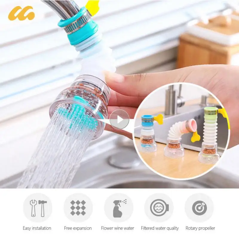 

Universal 360 Rotation Faucet Bubbler Swivel Water Saving Economizer Head Shower Kitchen Faucet Nozzle Adapter Sink Accessories