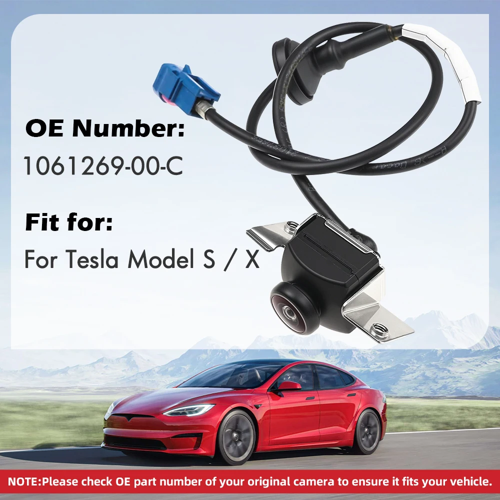 Фото Камера заднего вида для Tesla Model S X 2016 2017 2018 2019 2020, резервная камера 1061269 -00-С 106126900 C №1
