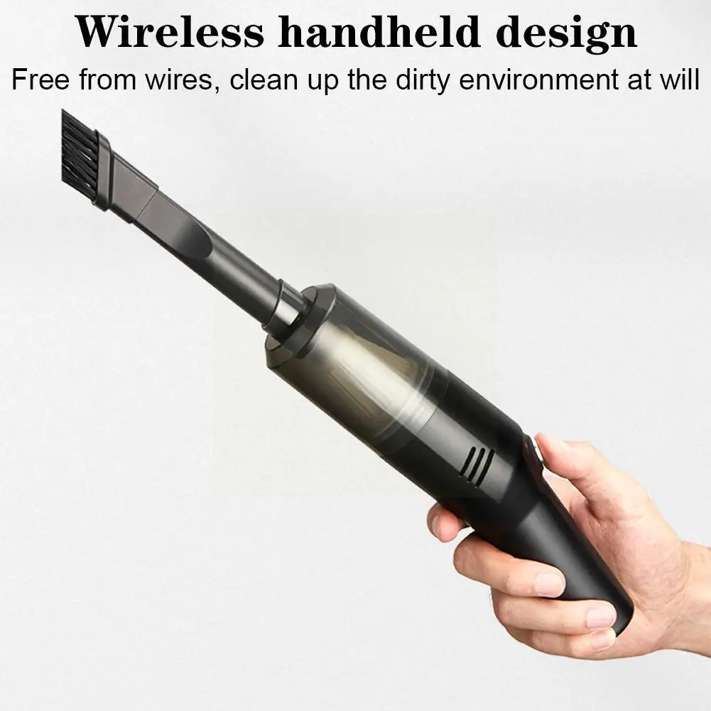 

Powerful 6000pa Handheld Car Vacuum Cleaner Portable Buster Dust Vacuum Dual Home Wireless Use Wireless Wet Cleaner Dry S8z4