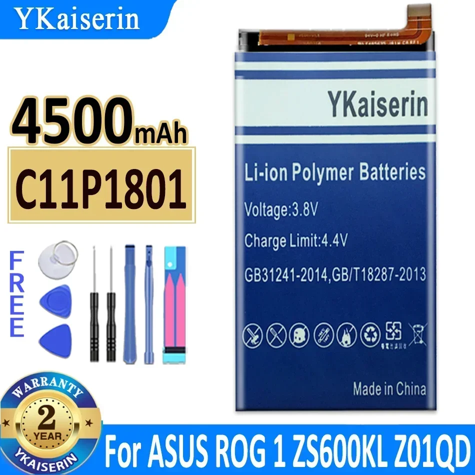 Аккумулятор ykaisin для ASUS ROG 3 2 1 ZS660KL I001DB ZS600KL Z01QD/для Zenpad 10 8 0 Z300M Z300CNL ZT581KL P008 Z581KL