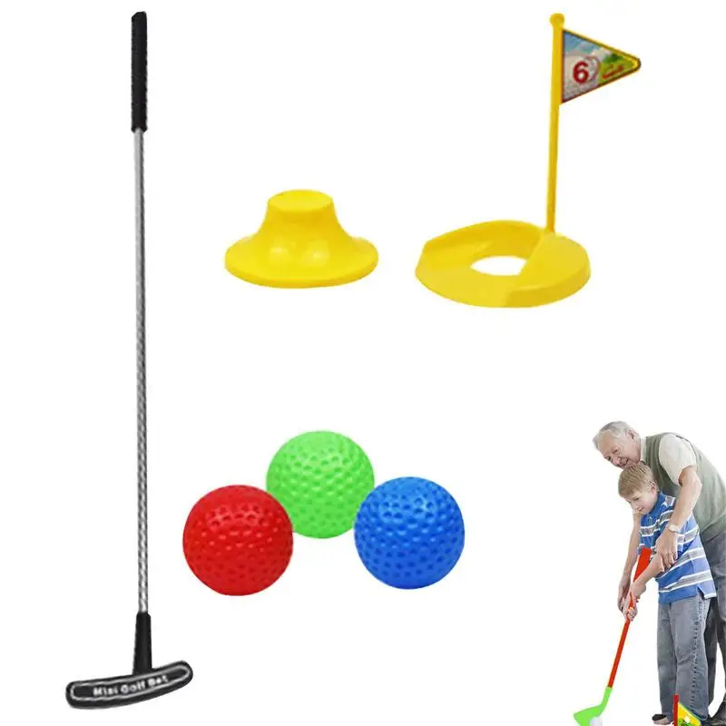 

Golf Set Toy For Toddler Outdoor Golf Toy Kit For Child Golf Toy Set With Training Balls Clubs Equipment For Children Toddler