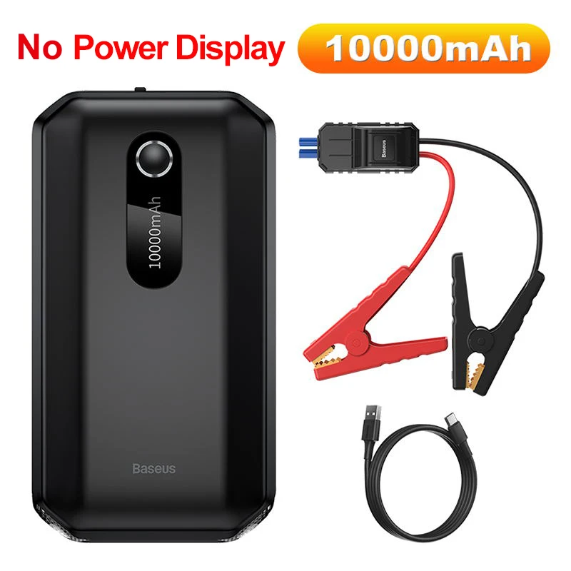 

Baseus Car Jump Starter Power Bank 20000 мАч 12000 мАч Портативный автомобильный усилитель аварийного зарядного устройства 12 В 2000 А пусковое устройство