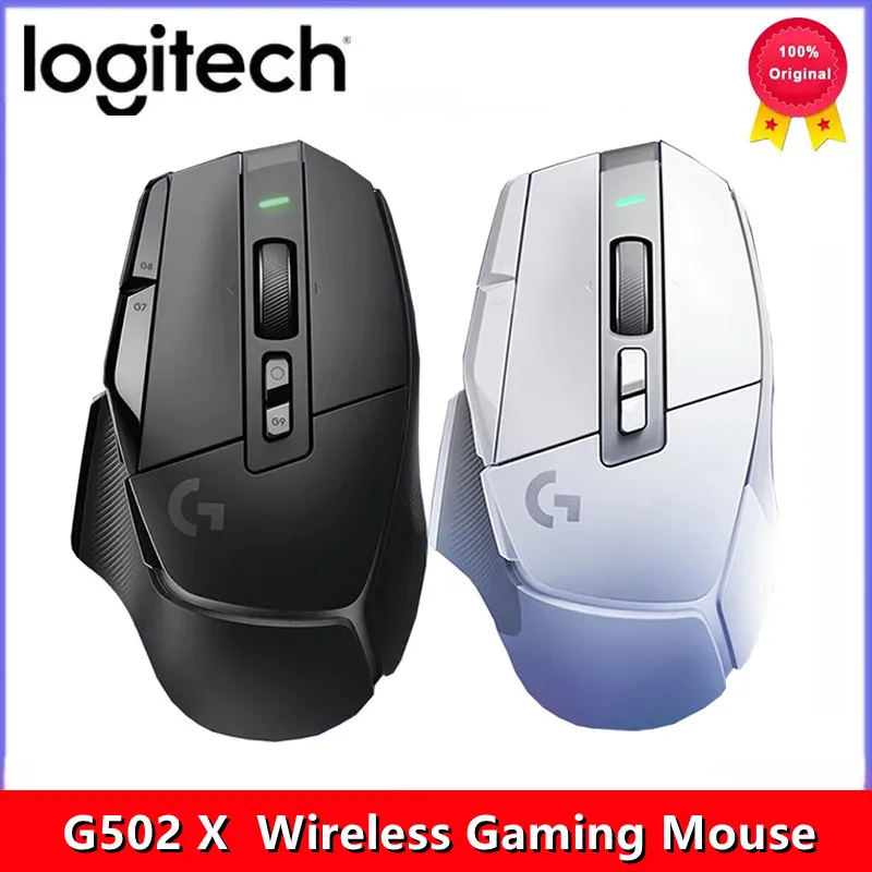 

Новая беспроводная игровая мышь Logitech G502 X, Беспроводная игровая мышь LIGHTSPEED с оптическим датчиком 25K Hero, гибридные переключатели LIGHTFORCE