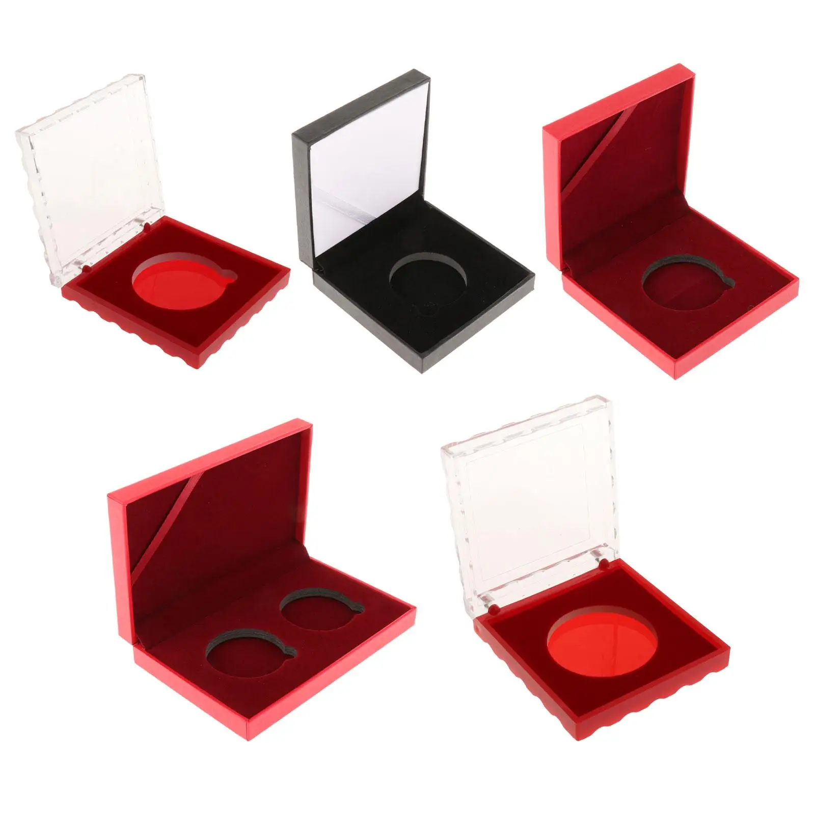 Dustproof Classical Commemorative Coins Display Box Coin Display Case For Display Gift Challenge Coins Collectible