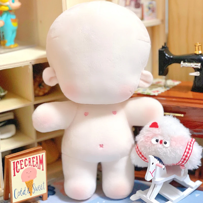 

1pc 20/15/10cm Handmade DIY Plush Nude Baby Dolls Kit Molds Blank Unembroidery Stuffed Plush Toys Handmake Dolls For Girls Gifts