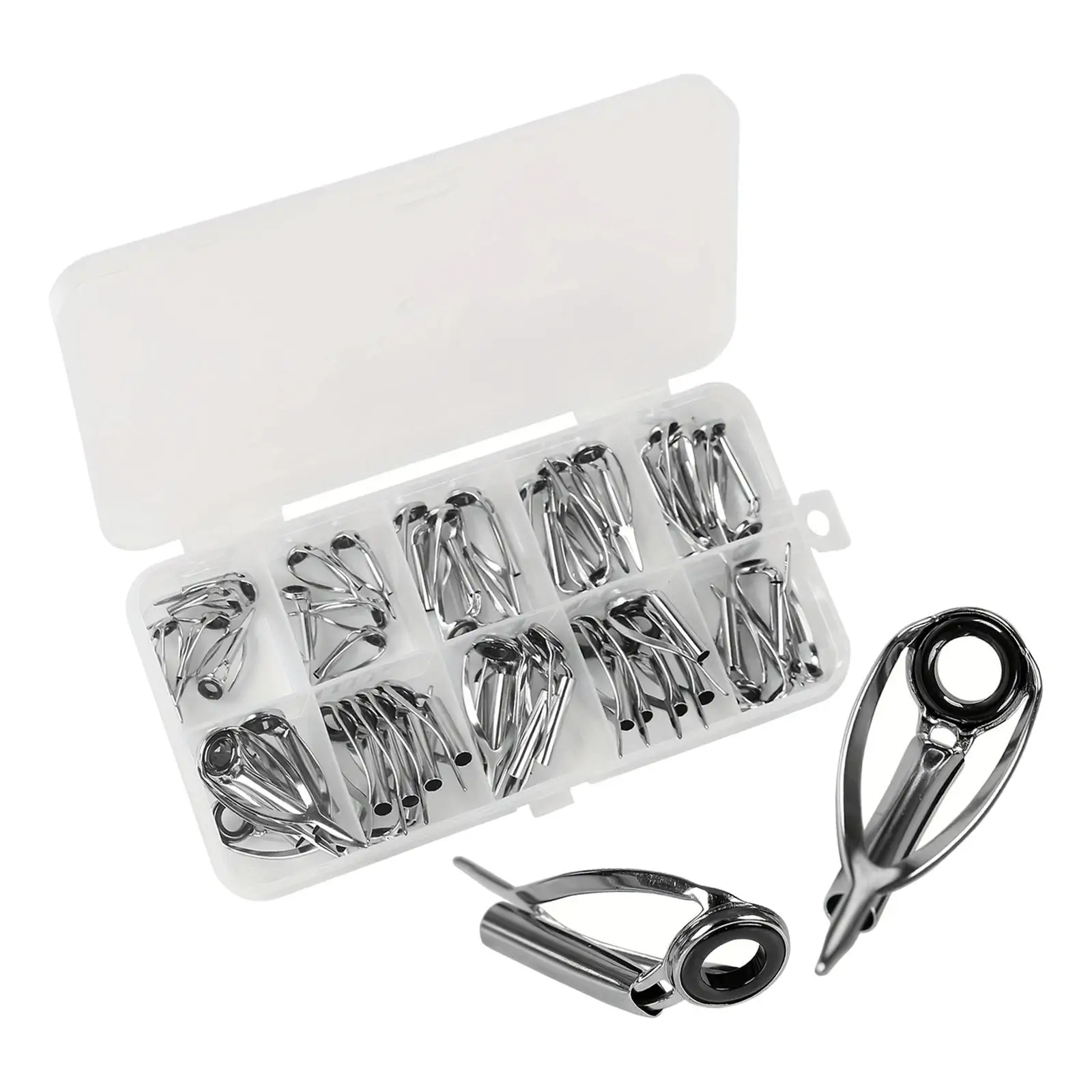 

40 Pieces Fishing Rod Tip Repair Kit for Freshwater Saltwater Rod Adults Men