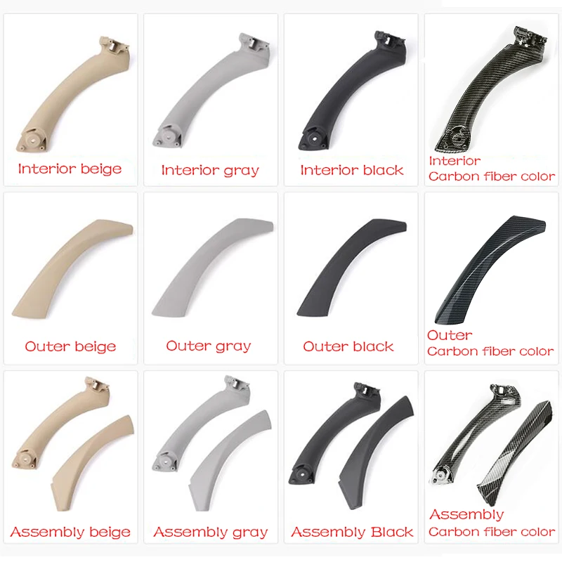 

Car Door Handle For BMW 3 Series E90 E91 05-12 Interior Door Handles Replace Cover Car Door Handle Assembly 330i 325i 328i 323i