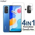 Закаленное стекло для Xiaomi Redmi Note 11, 10 Pro, 10S, 10T, 11T, защита экрана, защитная пленка для камеры телефона Redmi Note 11 Pro + Max