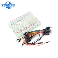 400 points solderless pcb breadboard jumper wire set 65 120pcs 10cm dupont cable line male female for test develop laboratory