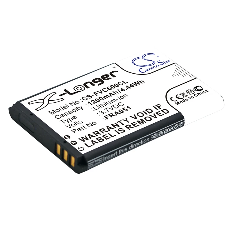 

CS 1200mAh / 4.44Wh battery for FRITZ!FON C6, C6 DECT FRA051