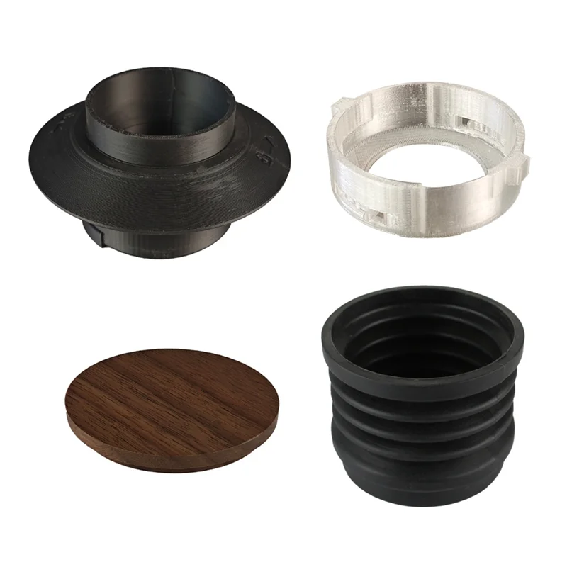 Фото WORTHOWN-бункер для кофейных зерен, воздуходувка для Breville BES875/876/870/878/880/BCG820, инструмент для очистки эспрессо с деревянной крышкой №3