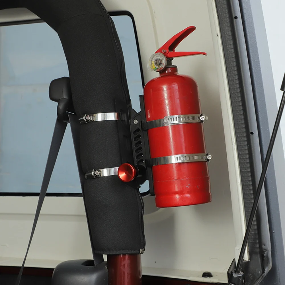 Автомобильный держатель для огнетушителя регулируемый Jeep Wrangler TJ JK JL 1997-2022 Ford Bronco