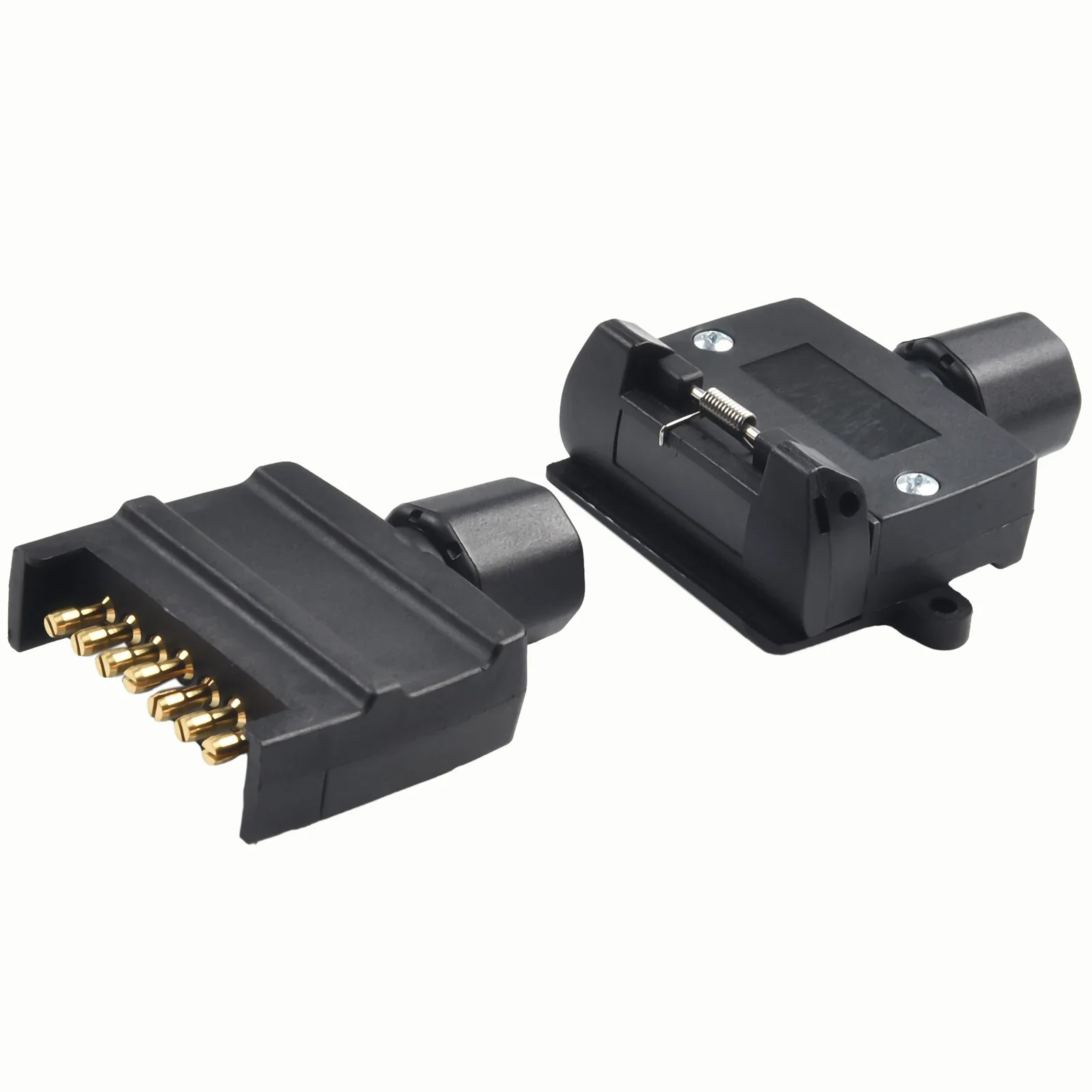 1 шт. 12 В постоянного тока 7-контактная плоская вилка для прицепа мужская и женская