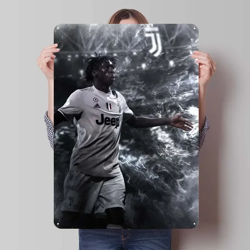 Moise Kean Sports Металлический Плакат Клуб Америка Винтаж Металлическая Вывеска