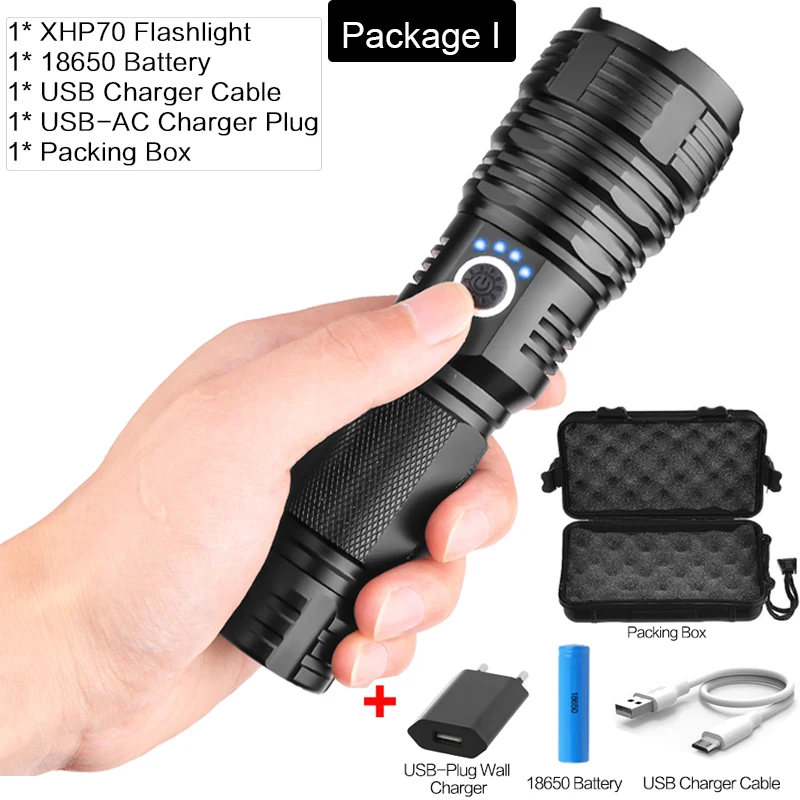 POCKETMAN Тактический фонарик XHP70/XHP50