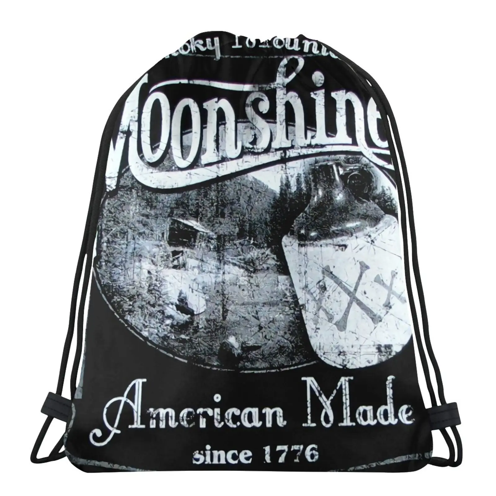 

Рюкзак Smokey Mountain Moonshine для мужчин и женщин, маленькая тканевая Сумочка, милый холщовый ранец