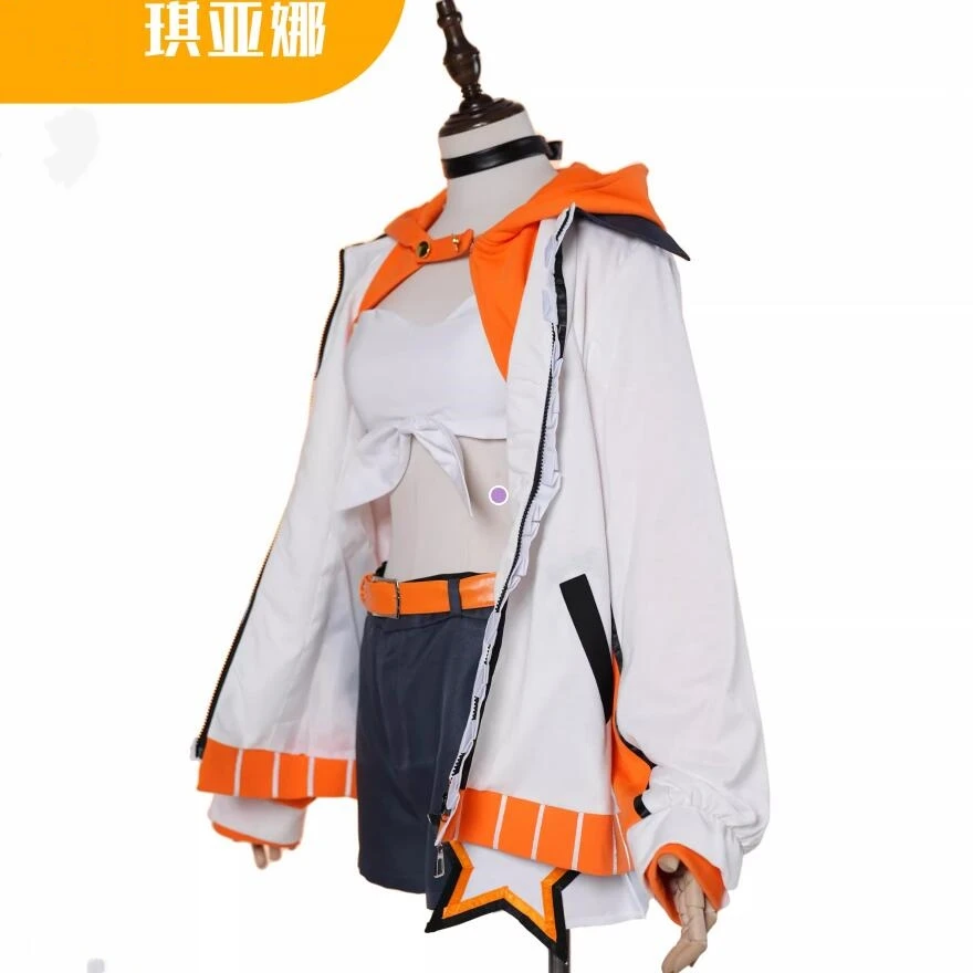 Cos-Mart Game Honkai Impact 3 Киана Каслана карнавальный костюм милая элегантная униформа