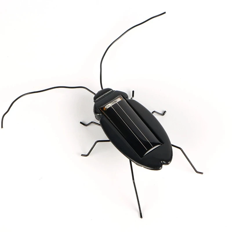 

Novelty Toys Solar Power Cockroach Insect Bug Teaching Toy Gift Baby Kids Plastic Insect Solar Toy