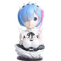 re life in a different world from zero 22cm rem half body shape figures anime girl model pvc