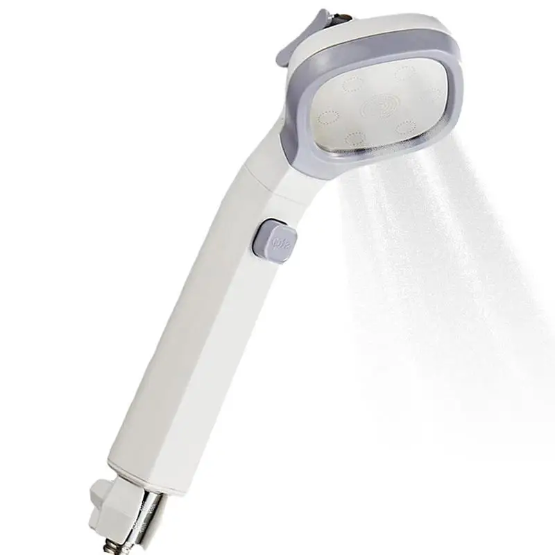 

Насадка для душа высокого давления, насадка для душа с 4 настройками давления, ручная Лейка для ванной комнаты, с одной кнопкой, удерживается...