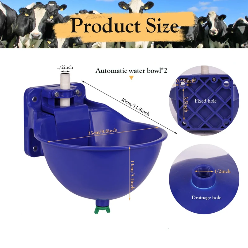 Новая автоматическая поилка для скота овцы козла с клапаном качественный фонтан