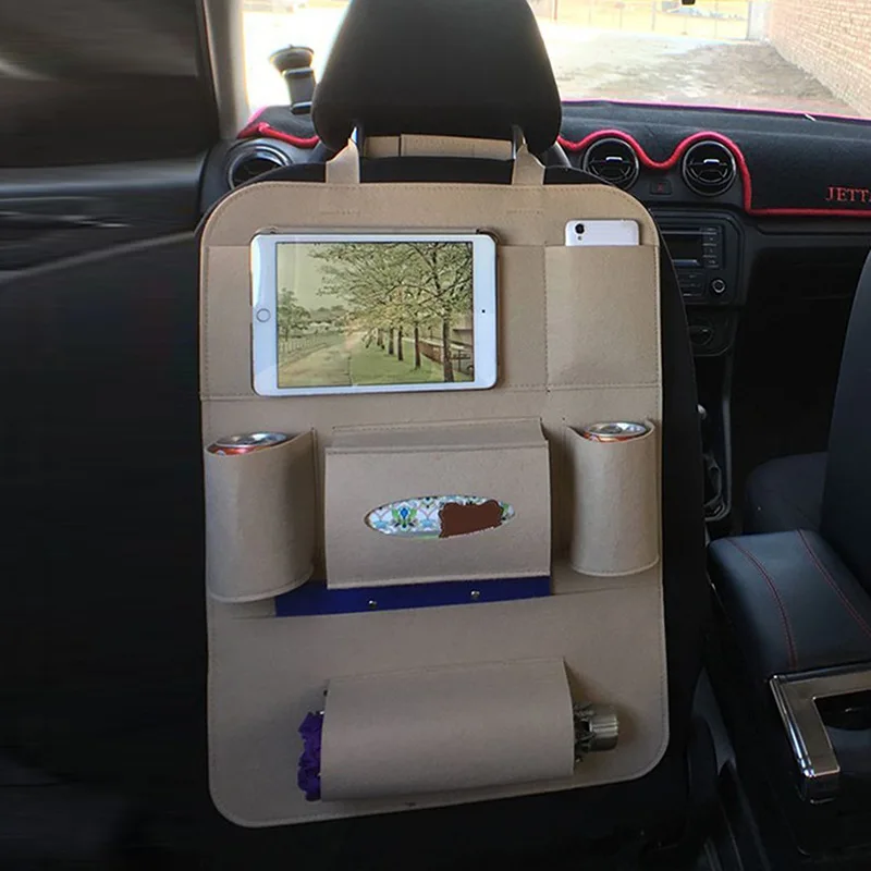 

Felt Car Seat Storage Bag Car Interior Bag Car Hanging Bag Felt Storage Bag