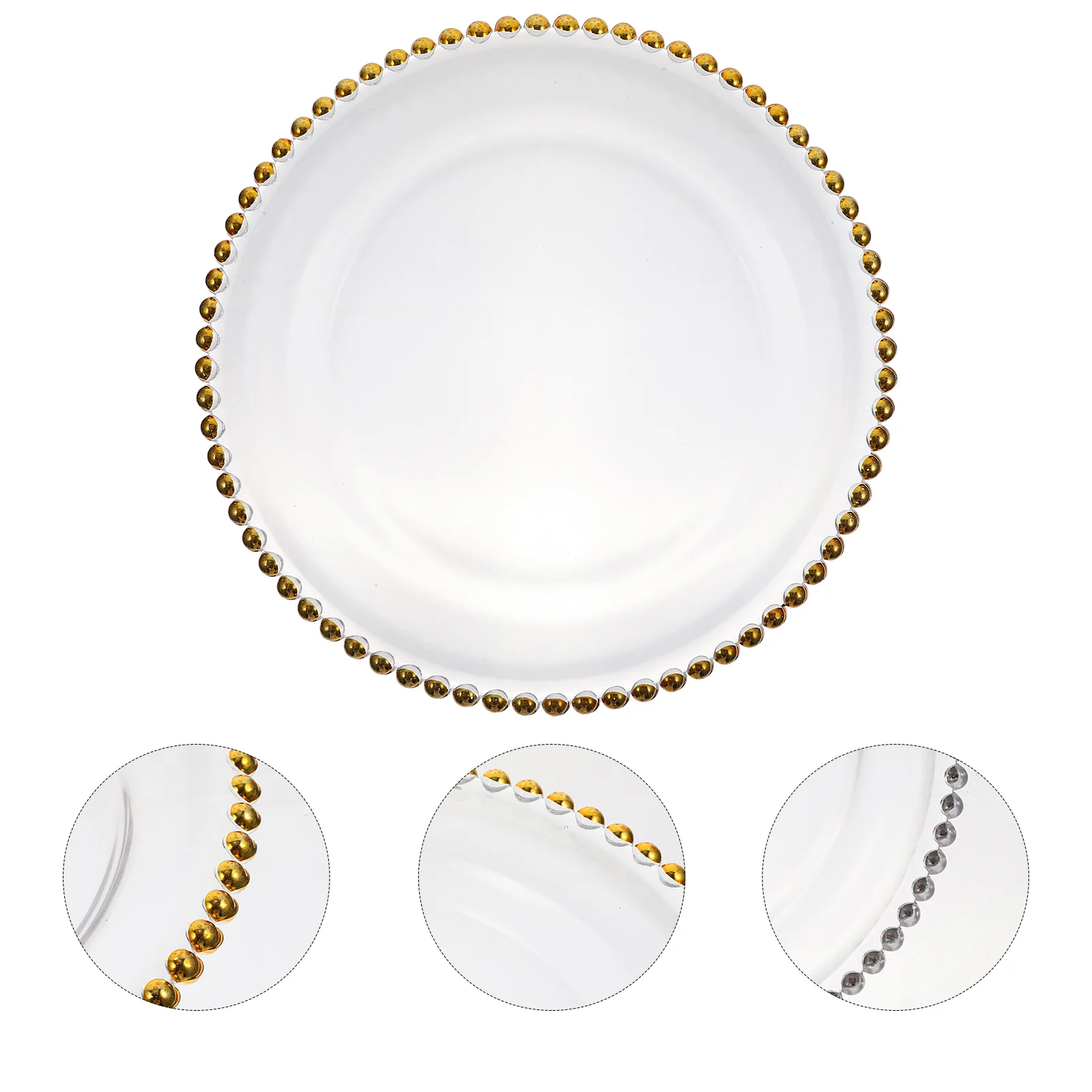 

Delicate Creative Multi-functional Decorative Round Serving Tray Dried Fruit Tray Tray Desktop Serving Dish