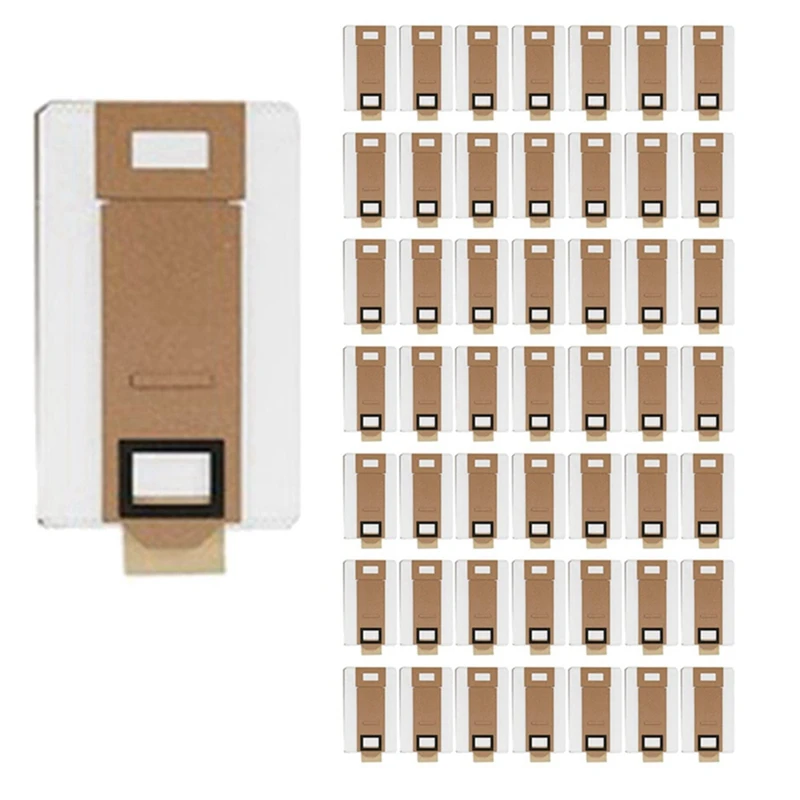

50 Pcs Dust Bags Replacement Accessories For Roborock S7 T7S T7S Plus Robotic Vacuum Cleaner
