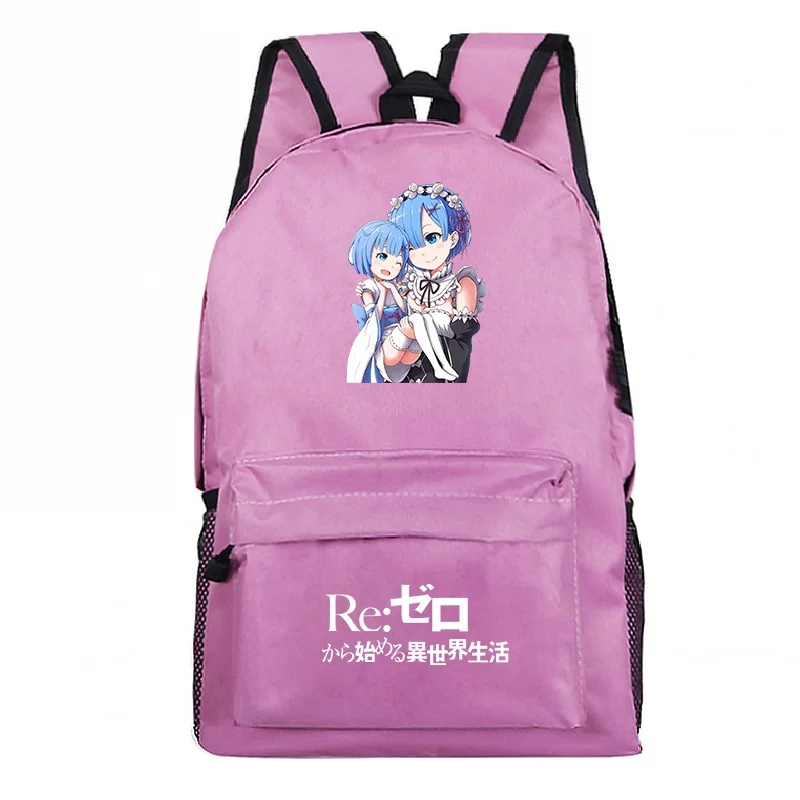 

Re Life in a Different World from Zero Backpack Galaxy Rucksack Women Men Travel Shoulder School Bags Laptop Bag Daily Backpack