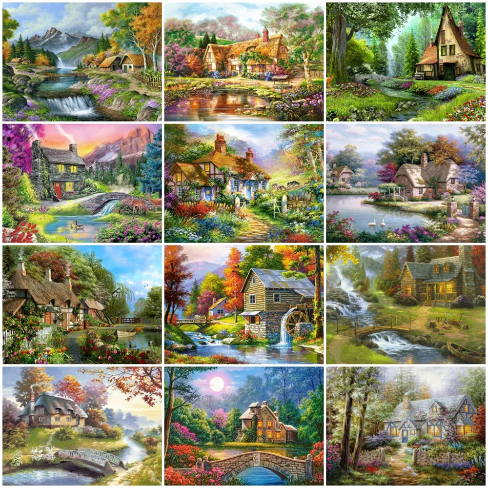 

Набор для алмазной вышивки «лес», 5D, «сделай сам»